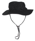 Chapeau de brousse US GI, Rip Stop, bande menton, noir - Surplus militaire