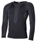 Maillot de corps fonctionnel, manches longues, noir - Surplus militaire