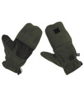 Gants polaires, vert, dragonne à rallonges - Surplus militaire