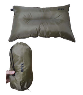 Oreiller auto gonflable kaki