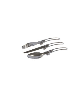 Couverts randonnée CURVES 3 pièces pliants