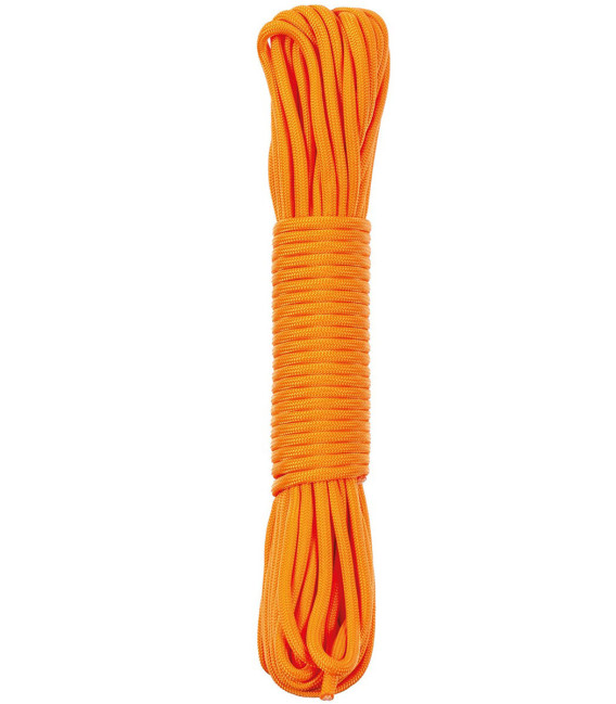 corde de parachute, orange, 50 FT, nylon - Surplus militaire