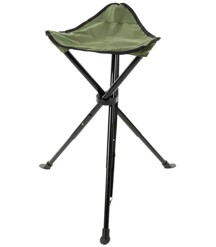 Tabouret trépied telescopique kaki camping bivouac - Achat vente pas cher  Buscraft et randonnée