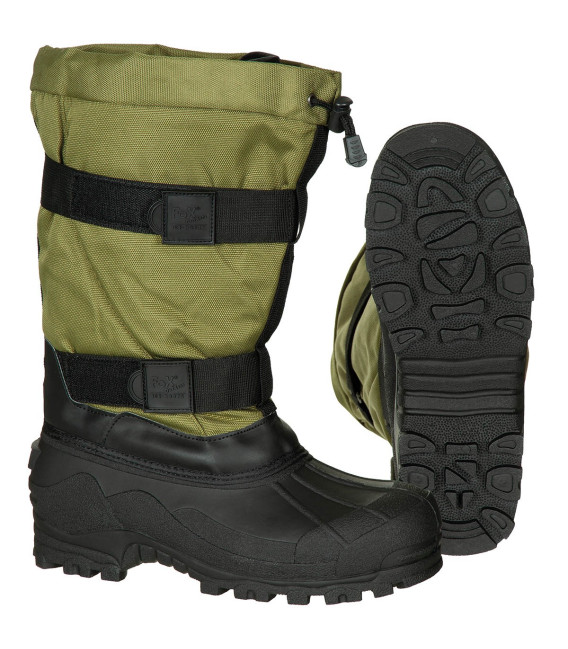 Bottes Grand Froid Fox 40 C Semelle Caoutchouc Vert