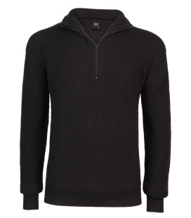 Pull col camionneur Brandit Noir