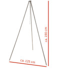 Trépied pour marmite réglable 50-190 cm