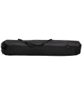 Lit de camp portefeuille aluminium noir + Sac - Surplus militaire