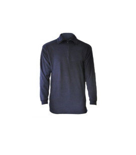 Pull-Chemise militaire F1 tout Polaire Bleu