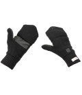 Mitaines tricotés noir en Thinsulate