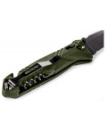Couteau de poche Cac® serration PA6 vert olive
