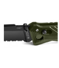 Couteau de poche Cac® serration PA6 vert olive