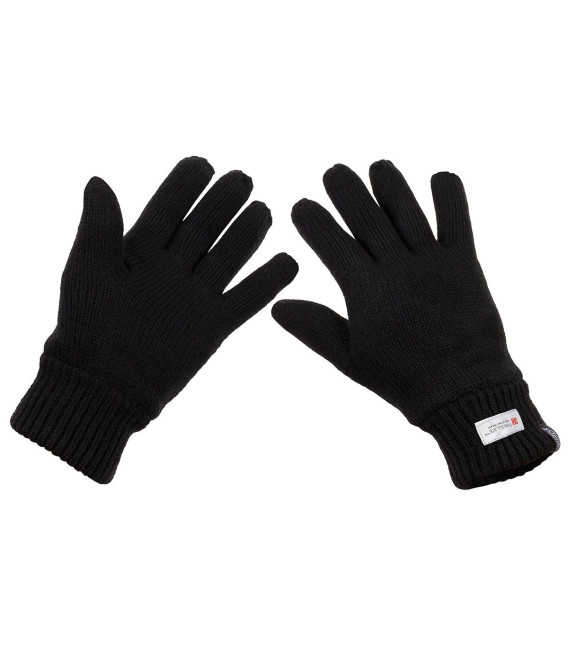 Gants, "Thinsulate",acrylique, noir - Surplus militaire