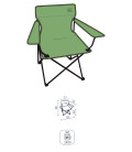 Fauteuil pliable BC026 Vert