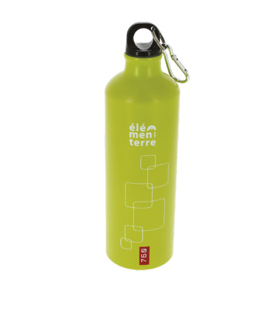 Gourde aluminium 750ml PEAR 750 Vert Anis randonnée