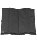 Coussin de siège, pliable, noir