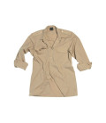 Chemise pilote manches longues beige - Surplus militaire