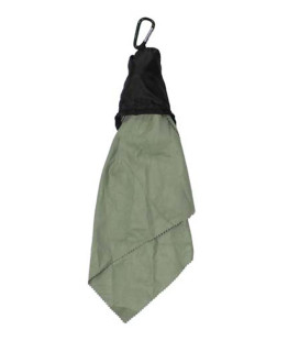 Serviette microfibre 40x40cm kaki