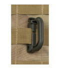 mousqueton, plastique, Molle, kaki, paquet de 2 - Surplus militaire