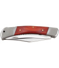 jack couteau, "Hunter", poignee metallique, incr. bois - Surplus militaire