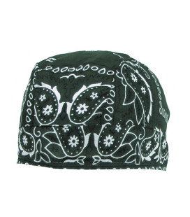 Couvre tête Paisley vert
