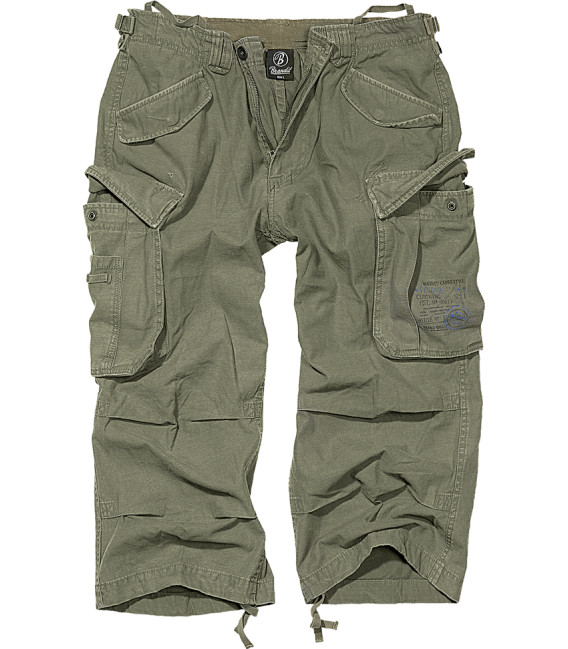 Bermuda Brandit Industry Vintage 3/4 Kaki - Surplus militaire