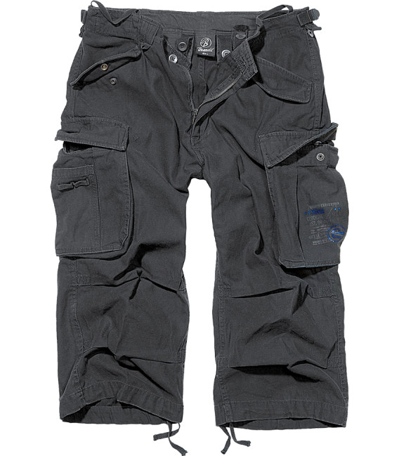 Bermuda Brandit Industry Vintage 3/4 Noir - Surplus militaire