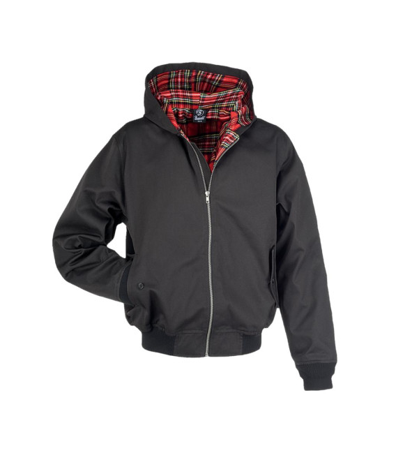 Blouson capuche Brandit Lord Canterbury Hooded Noir - Surplus militaire