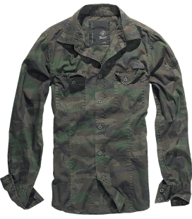 Chemise Brandit SlimFit woodland