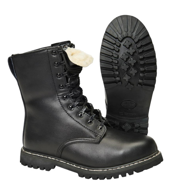 Boots cuir fourrés Brandit - Surplus militaire