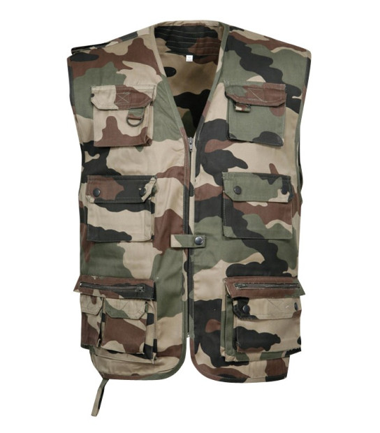Gilet Matelassé Chaud Gilet Polaire Homme NUSGEAR Hiver - Sans Manches Multipoches - Veste Outdoor Épaisse - Pêche Randonnée Doudoune Matelassée Homme