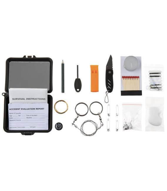 combat kit de survie, boîte, étanche à la pluie - Surplus militaire