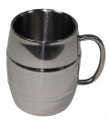 Pichet "Tonneau" inox à double paroi 450ml