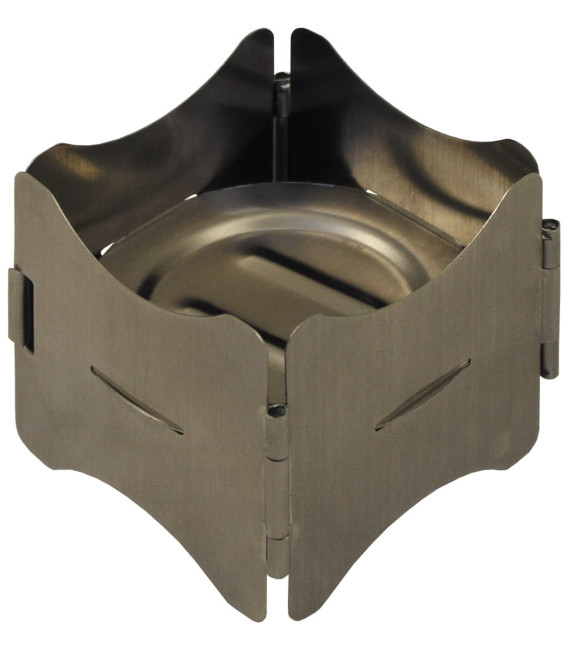 support de cuisson, pliable, acier inoxydable- Surplus militaire