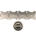 support de cuisson, pliable, acier inoxydable - Surplus militaire