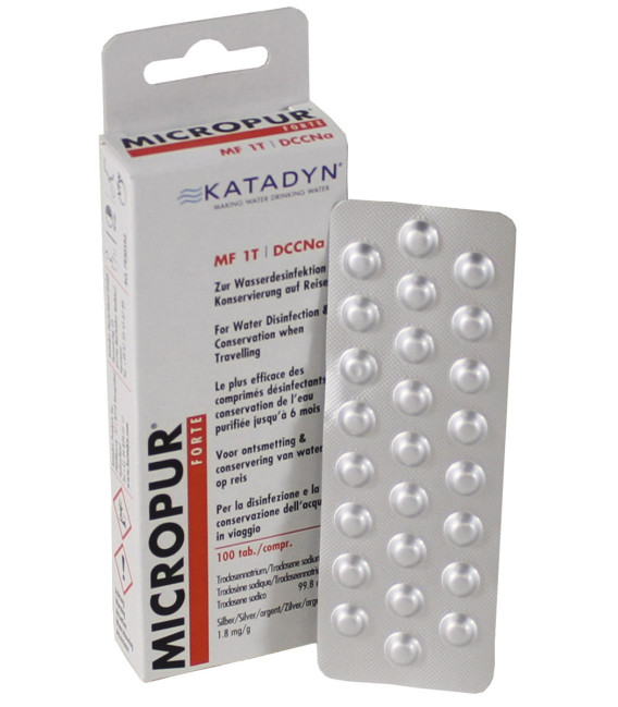 Katadyn, "Micropur Forte MF 1T", 100 comprimés - Surplus militaire