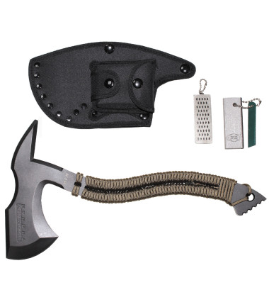 Hache Tomahawk "OPERATION THONAR" avec gaine nylon noire - Surplus militaire