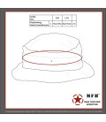 Chapeau de Brousse Mesh Boonie Noir M.F.H.