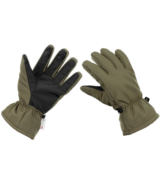 Gants Softshell, 3M Thinsulate Insulation Kaki M.F.H.