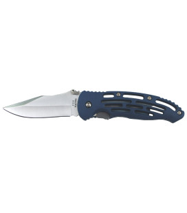 Couteau pliant bleu clip ceinture
