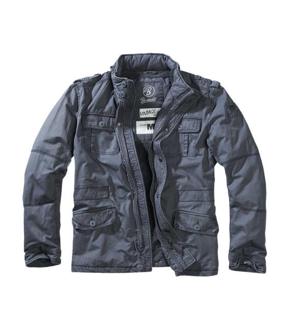 Manteau hiver Britannia Brandit Noir - Surplus militaire