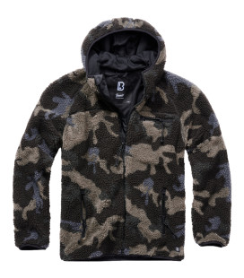 Veste en peluche Teddyfleece Darkcamo Brandit
