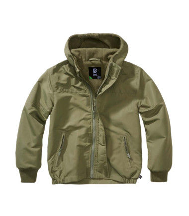 Coupe-vent Zip frontal pour enfants Windbreaker Brandit