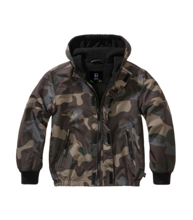 Coupe-vent Zip frontal pour enfants Windbreaker Brandit