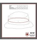 Chapeau de brousse US GI, Rip Stop, bande menton, noir