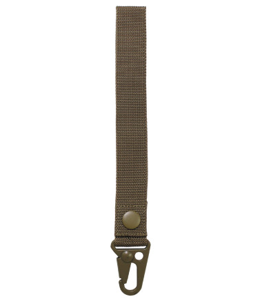 Porte-cl&eacute;s "Tactical II" coyote tan, longueur 20 cm