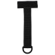 porte-cles, "MOLLE" Adapter, noir, longueur 13 cm - Surplus militaire