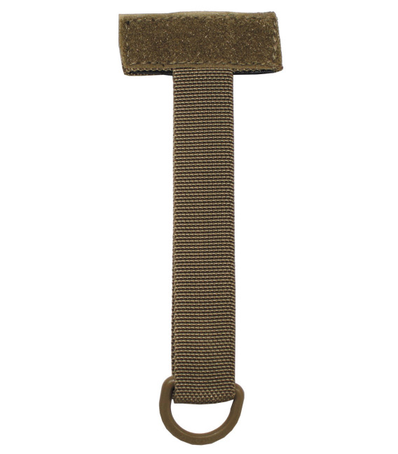 porte-cles, "MOLLE" Adapter coyote tan, longueur 13 cm - Surplus militaire