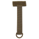 porte-cles, "MOLLE" Adapter coyote tan, longueur 13 cm - Surplus militaire