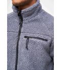Veste polaire peluche Teddyfleece Jacket Anthacite Brandit