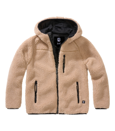 Veste polaire enfant Teddy capuche Teddyfleecejacket Brandit